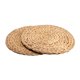 thumbnail image 3 of Moyic 2 piezas de manteles individuales tejidos redondos, manteles de paja Natural para cubiertos, manteles hechos a mano con aislamiento térmico, Suministros de limpieza para el hogar 30 centimetros Moyic HA023961-01, 3 of 6