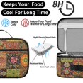 thumbnail image 4 of Pioneer Flower Floral Print Pattern Insulated Lunch Bag Teen, Toddler Lunch Bag,Bento School Lunch Bag for Teen for Work,Picnic or Travel, 4 of 5