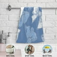 thumbnail image 6 of Blue White Bows with Polka Dots Hand Towel Absorbent Bath Towels for Bathroom Sports Gym 28" x 14" Set of 2, 6 of 8
