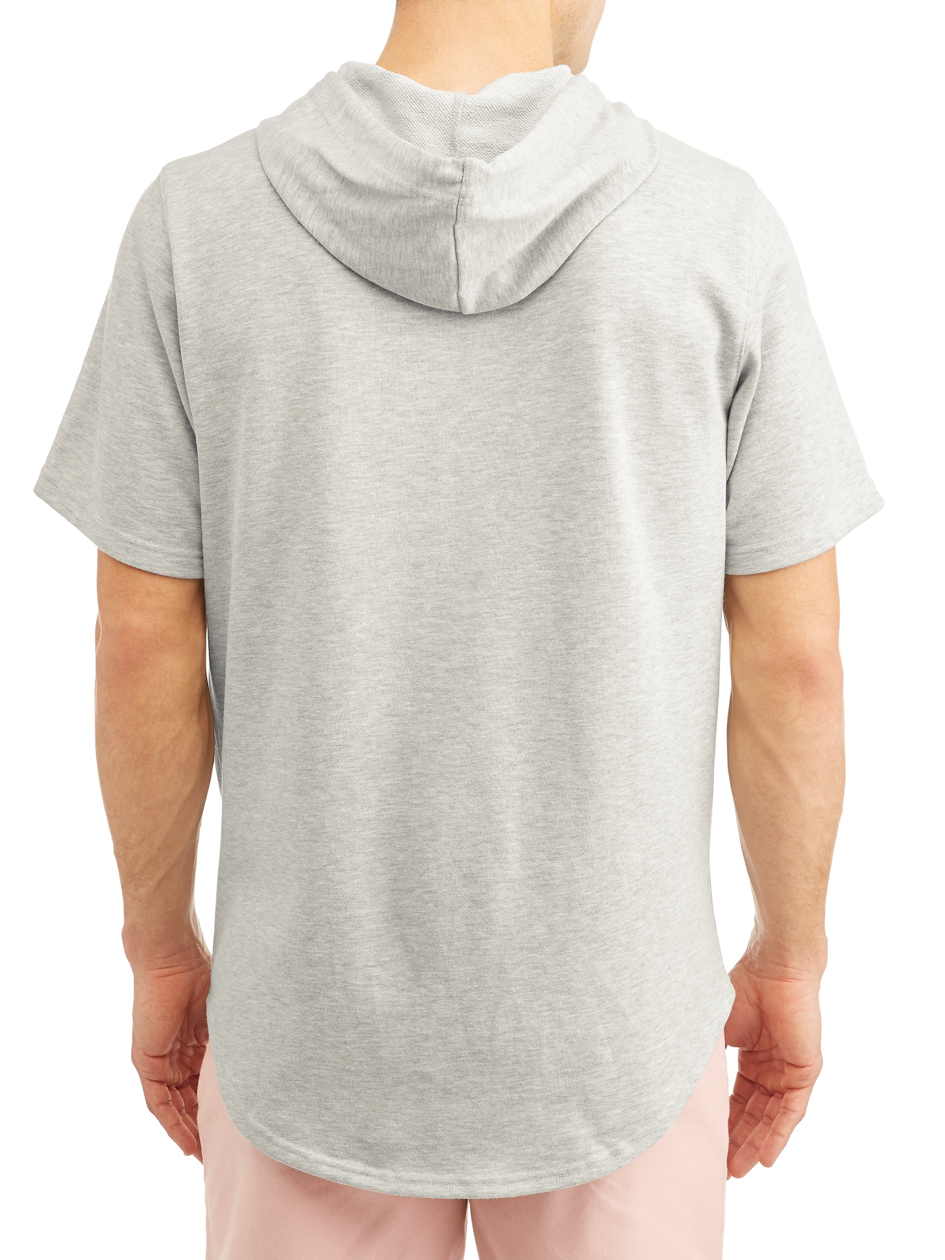 George men's elongated shop short sleeve hoodie