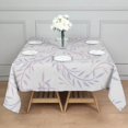 thumbnail image 2 of 52x52 Inch Waterproof Square Tablecloth, Thickened Polyester Table Cover for Dining & Parties, Floral Print, 2 of 6