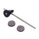 thumbnail image 1 of Batidor de tambor de bajo, accesorio de banda, martillo de Pedal, tambor de patada, batidor de Pedal para ejercicio, reemplazo de actualización de Negro, 1 of 10