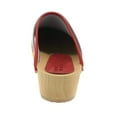 thumbnail image 5 of BJORK Maja Open Back Wood Leather Clogs (Red Patent - EU39), 5 of 9