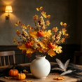thumbnail image 4 of Clearance Under $1.06! Artificial Fall Pick with Pumpkin Maple and Berries for Vase Arrangement Table Decor, 4 of 4