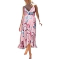 thumbnail image 1 of Robe pour Femmes Décontractée Femmes Sans Manches Décontractée à Imprimé Floral Robe à Volants Grossesse Robe d'Été Robe de Maternité Robe Décontractée à Volants Femmes, 1 of 8