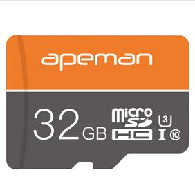 APEMAN 32GB Micro SD Card SDHC UHS-I U3 V30 100MB/s Full HD & 4K UHD Self-developed Memory Card, Fits Devices With TF Card Slot