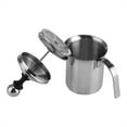 thumbnail image 2 of 400ML/800ML Stainless Steel Manual Milk Frother Double Mesh Coffee Foamer Creamer Blender Whisker, 2 of 6