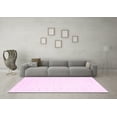 thumbnail image 3 of Ahgly Company Indoor Rectangle Solid Pink Modern Area Rugs, 4' x 6', 3 of 4