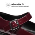 thumbnail image 4 of DREAM PAIRS Women's Chunky Mary Jane Flats with Adjustable Buckle Strap, Comfortable Platform Dress Shoes for School Work Office & Casual Wear, 4 of 8