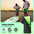 thumbnail image 2 of Naipo Paddle Board 10ft Inflatable Paddle Board 6in Thick Non-Slip Deck Stand Up SUP with Paddle Accessories for Adults Youth Family Fishing, 2 of 11
