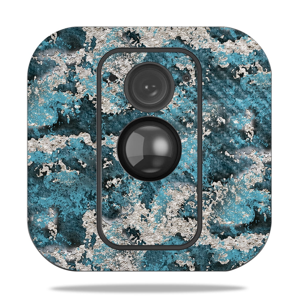 Camo Skin For Blink XT Outdoor Camera Protective, Durable Textured Carbon Fiber Finish Easy