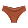thumbnail image 3 of Bigersell Lace Panties for Women Clearance Open Crotch Panties Cheeky Panty Style P-918 Nylon Brief Panties Lace Thong Briefs Mid Waist Women Cheeky Panties Orange XL, 3 of 3