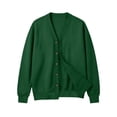 thumbnail image 6 of Dwellite Mens Cardigan V Neck Sweater Lightweight Button Slim Fit Soft Fall Winter Jacket Fashion Solid Color Sweater Dark Green XL, 6 of 6