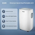 thumbnail image 3 of Emerson Quiet Kool 3 in 1 White 12000 BTU Portable Air Conditioner Rooms up to 450 Sq.ft, EAPC8RC1, 3 of 7