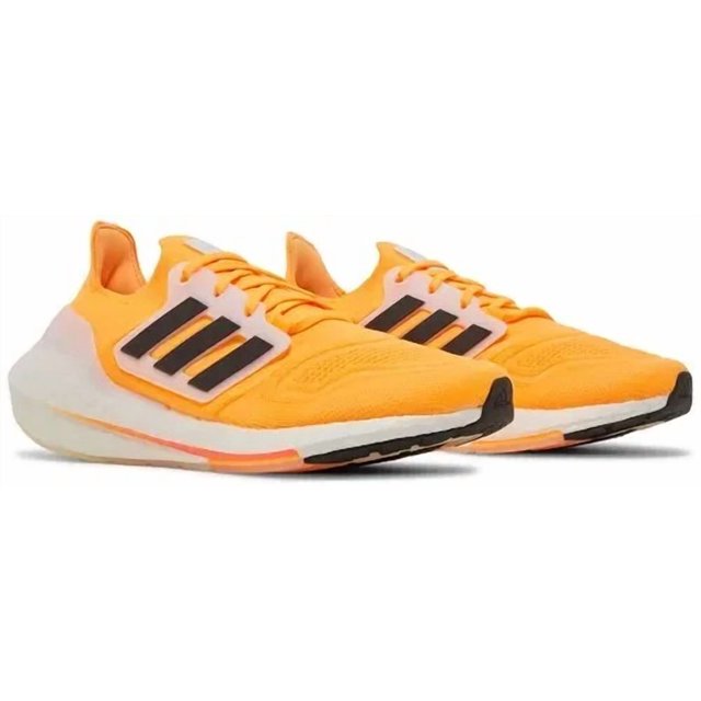 Ad-id-as UltraBoost 22 Athletic Shoes Orange/White HR1029 Mens 8.5 Womens 10