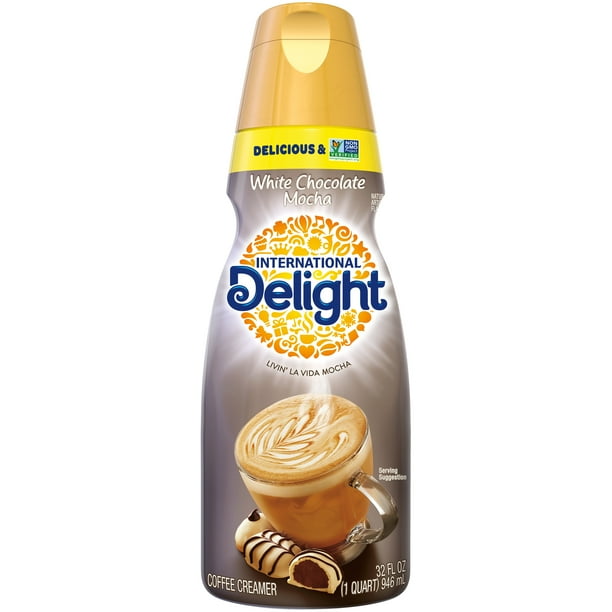 International Delight White Chocolate Mocha Coffee Creamer, 1 Quart