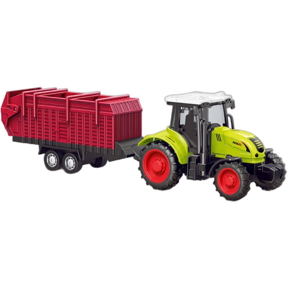 BESTSKY Tractor Building Blocks Toy Safe Materials Toy Model Parent Approved Assembled Building Block Style 4