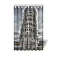 thumbnail image 1 of ABPHQTO Torre inclinada de Pisa Cortina de ducha Cortina de ducha impermeable 120x180 cm, 1 of 2