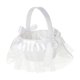 thumbnail image 4 of Cesta de flores para boda, cesta para niña de , cesta de almacenamiento con asa, accesorio nupcial para ocasiones especiales, celebraciones,, 4 of 9
