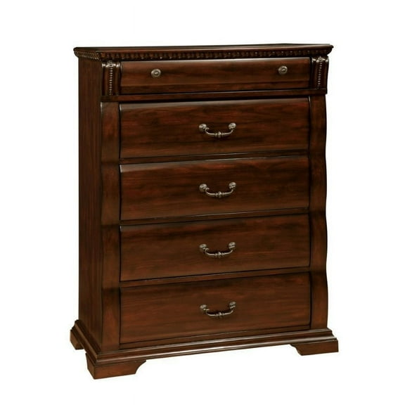 Bowery Hill 5 Drawer Chest in Cherry