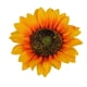 thumbnail image 4 of Cabeza de girasol artificial Simulación de cabezas de flores Ramo de fiesta de boda Accesorios de bricolaje, 12 piezas, Amarillo anaranjado, 14cm Inevent HA7119-04B, 4 of 6