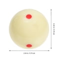 thumbnail image 2 of Tineasur Standard Pool-Billiard Cue Ball Red 1Pack for All Skill Levels, 2 of 5