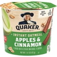 thumbnail image 4 of Quaker Instant Oatmeal Apples & Cinnamon Quick Cook Ready to Microwave Oatmeal, 1.51 oz Cups, 4 Pack, 4 of 9