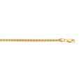 thumbnail image 1 of 14K Yellow Gold 2.8mm wide Lite Weight Wheat Chain 20 Necklace with Lobster Clasp, 1 of 1