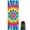 Colorful Rainbow Tie, variant on Blue Purple Tie Dye Mandala Pattern Hot Yoga Mat Towel Non Slip for Hot Yoga - Quick-Drying Yoga Mat Cover with 4 Corner Pockets with Travel Bag - Hot Yoga Towel Non Slip 70"x26"