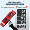 thumbnail image 3 of Luggage Scale Travel Inspira Digital Hanging Bag Weight Handheld Scale with Temperature Function Red 110LB, 3 of 9