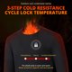 thumbnail image 5 of Men Women Heated Underwear Top with Pants Set Washable USB Charging Electric Thermal Heating Insulated Clothes with 3 Level Temperature Setting Cold-Proof Underwear Outdoor Winter Heating, 5 of 5