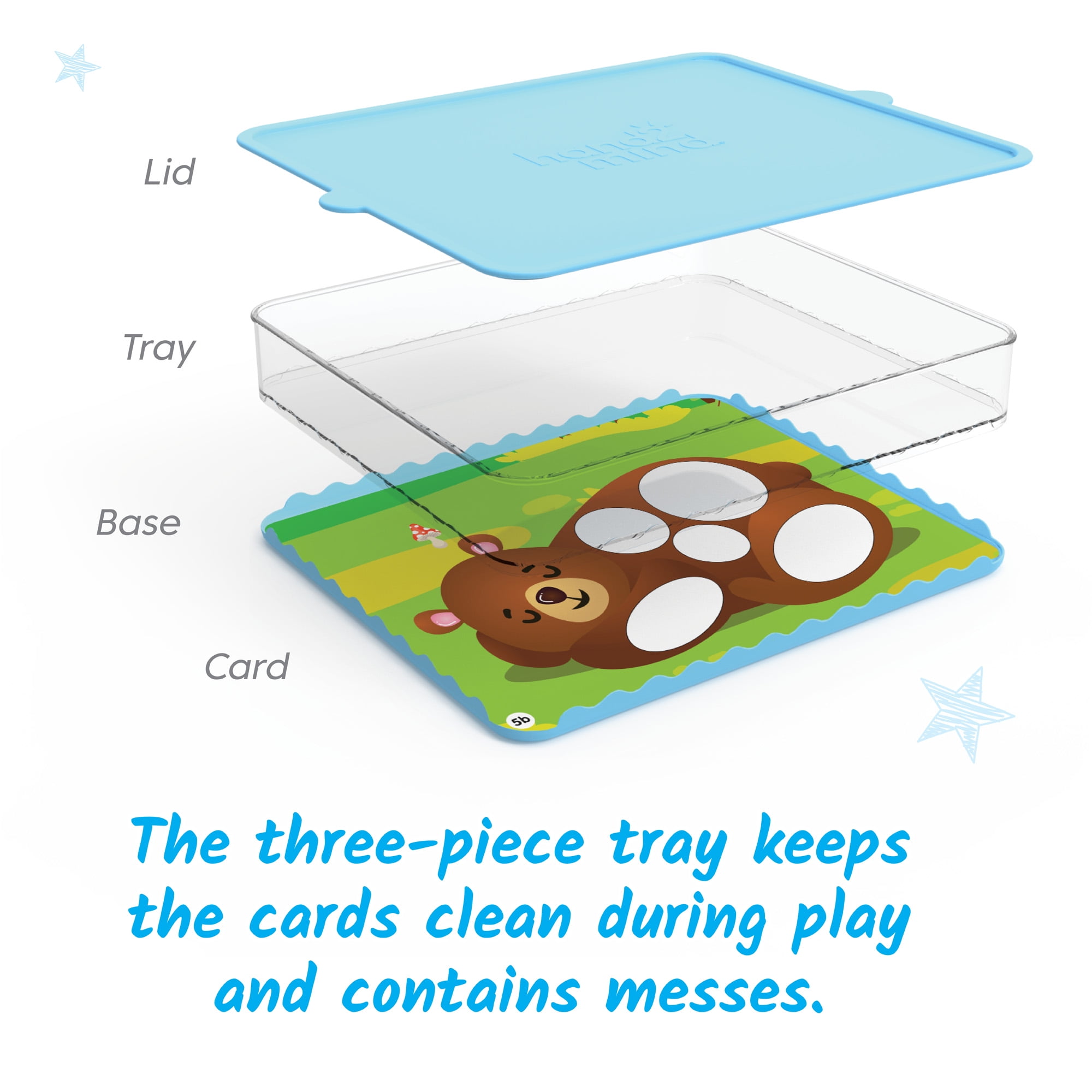hand2mind Create Your Play Sensory Tray, Shape Sorting Toy, Fine Motor Skills, Ages 3+