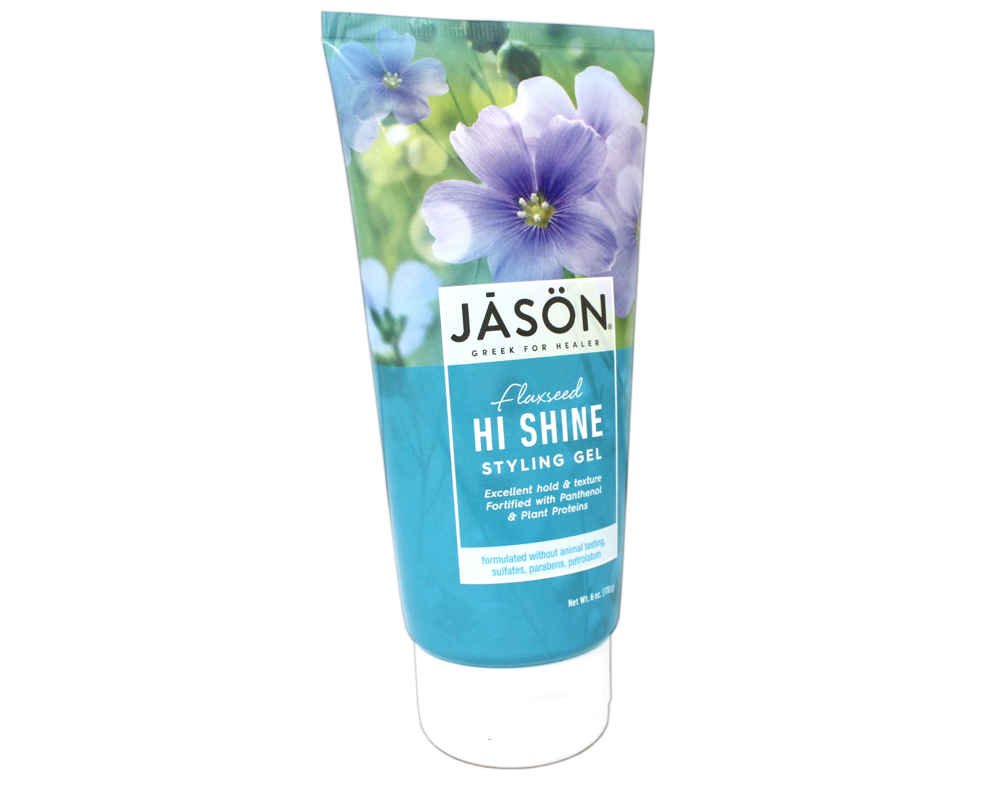 JASON Flaxseed Hi-Shine Styling Gel, 6 Ounce Tube