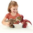 thumbnail image 5 of Imaginext Jurassic World Dino Attack Pack, Xl T.Rex And Raptor Figures, 5 of 5