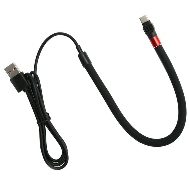 Levántese el cable de carga, cable USB flexible plástico del soporte del teléfono de la longitud del 1.2m para el teléfono móvilElectronicsAccessories Fyydes Descripción de la referencia