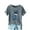 Gray, variant on Sexlip Womens Swimsuit Set Sitting Cat Print Cover Up Design Crew Neck Short Sleeve Casual Silhouette Breathable Fabric for Casual Beach Days Gray S