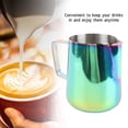 thumbnail image 3 of Latte Art Pitcher, Milk Frothing Pitcher 304 Stainless Steel Thermal Insulation   for Coffee Making, 3 of 7