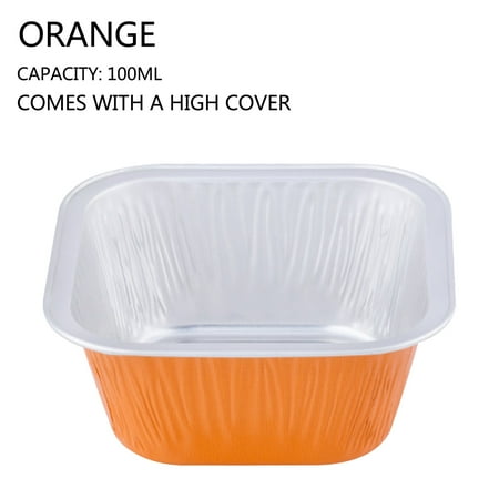 

LnjYIGJ Home & Kitchen Foil Cupcake Cups Square Lid Cupcake Cups Mini Cupcake Cups Kitchen Baking Cups 100 PCS