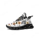 thumbnail image 1 of Zapatillas deportivas planas de Halloween para hombre y mujer, zapatillas deportivas de malla con cordones de las Hermanas Sanderson de Hocus Pocus, hechas a medida., 1 of 6