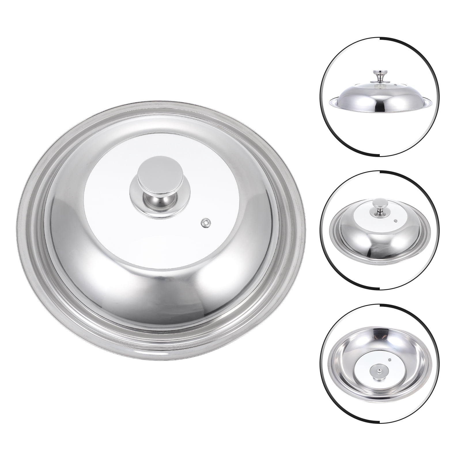 Shuliwen Stainless Steel Lid 30cm Glass Replacement Handle