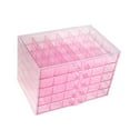 thumbnail image 3 of Caja de almacenamiento de joyas jinwen Acrílico Extraíble Rosa Claro, 3 of 7