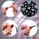 thumbnail image 3 of pegatinas para decoración de uñas, calcomanías con relieve degradado blanco, decoración DIY para uñas, accesorios adhesivos para uñas, 3 of 5