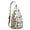 Camel-3, variant on Tail-Wagging Sling Bag - Playful Dog Pattern Crossbody Backpack (Abstract Dog Art, Water-Resistant Material)