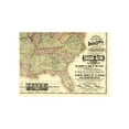 thumbnail image 4 of Railroad Map - Chicago and Alton Railroad - Rand McNally 1883 - 23 x 32.10 - Vintage Wall Art, 4 of 5
