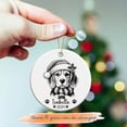 thumbnail image 2 of Personalized Beagle Wearing Santa Hat Christmas 2025 Ornament, Customized Name and Year Beagle Pencil Drawing Ornament, Gifts for Beagle Lovers, Beagle Ornament for Family Friends HQ6NwU, 2 of 6