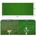 thumbnail image 5 of Artificial Turf 7x15FT Turf Grass with Drainage Holes Realistic Synthetic Fake Grass Lawn Indoor Outdoor Landscape for Garden, Backyard, Patio, Grass Rug for Dog Pets Mat Custom Size, 5 of 7