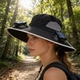 thumbnail image 5 of Tong Sun Hat With 3 Fans Solar Charging USB Rechargeable Outdoor Hat UPF 50+, 5 of 5