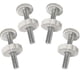 thumbnail image 1 of 4 Pcs Pressure Baby Gates Threaded Spindle Rods Walk Thru Gates Accessory Screw Bolts Kit Fitting a., 1 of 5