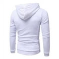 thumbnail image 3 of Fo square pattern quilted classic men's casual hoodies men (Gray, 2XL), 3 of 10