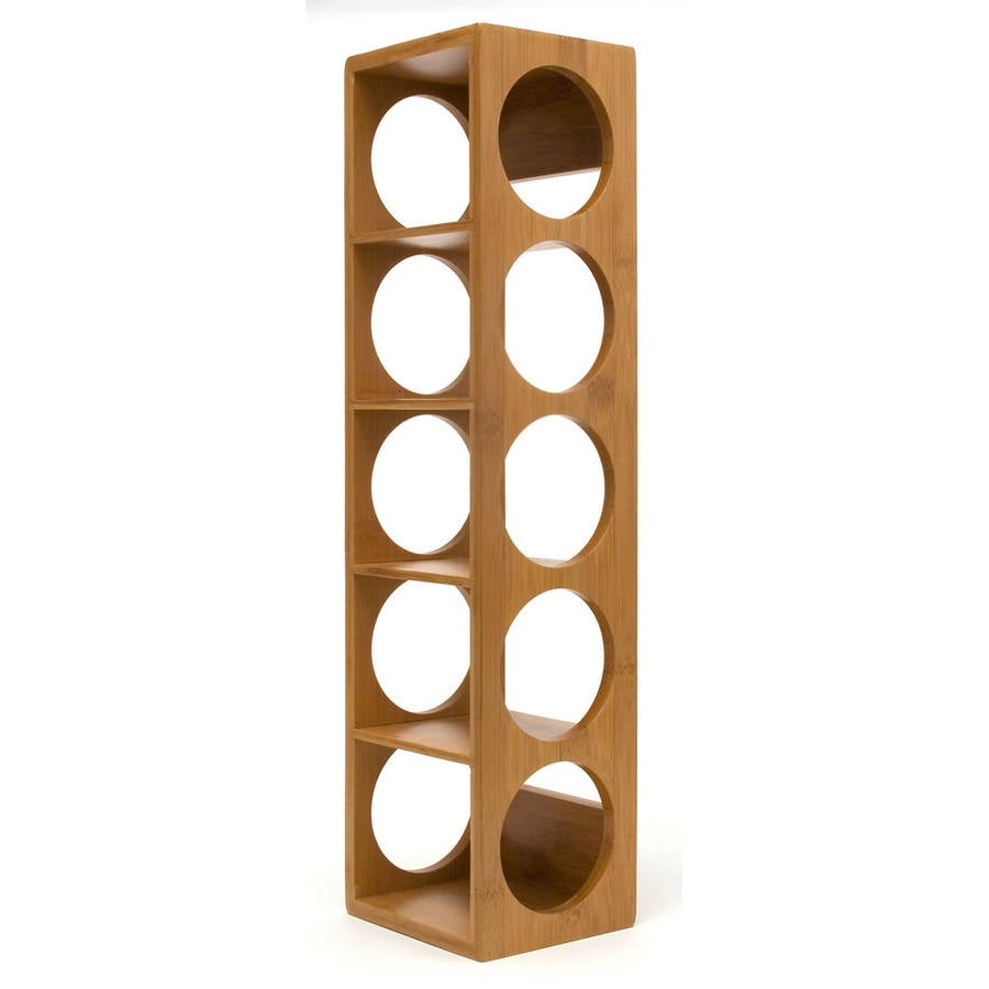 Bamboo Bottle Stacking Wine Rack Walmartcom - bamboo bottle stacking wine rack walmartcom -